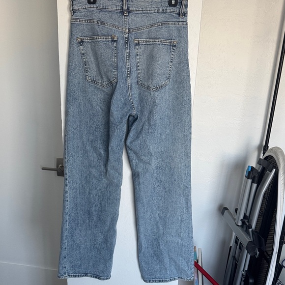 H&M Blue Straight Leg Women's Pants - Picture 3 of 3